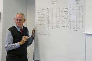 Supply Chain Management Principles class + Prof. Gerard de Villiers at MASHLM